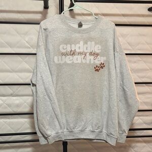 Gildan Heavy Blend Light Gray Sweatshirt